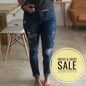 Woman’s Levi’s Distressed Jeans
